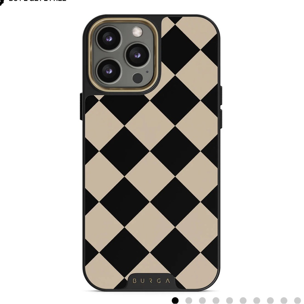 Black and White Checkered Phone Case
